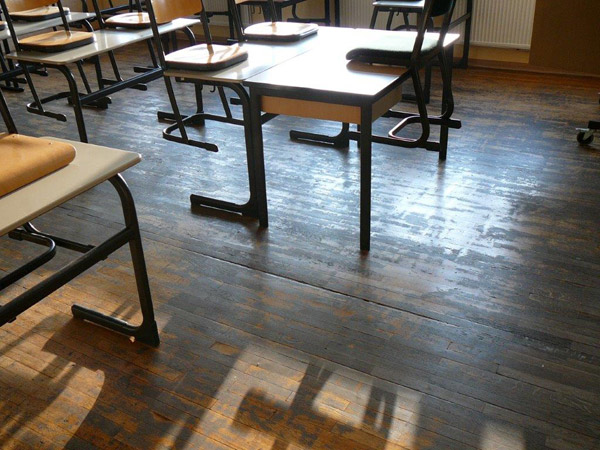 Klassenzimmer Chemnitz vorher